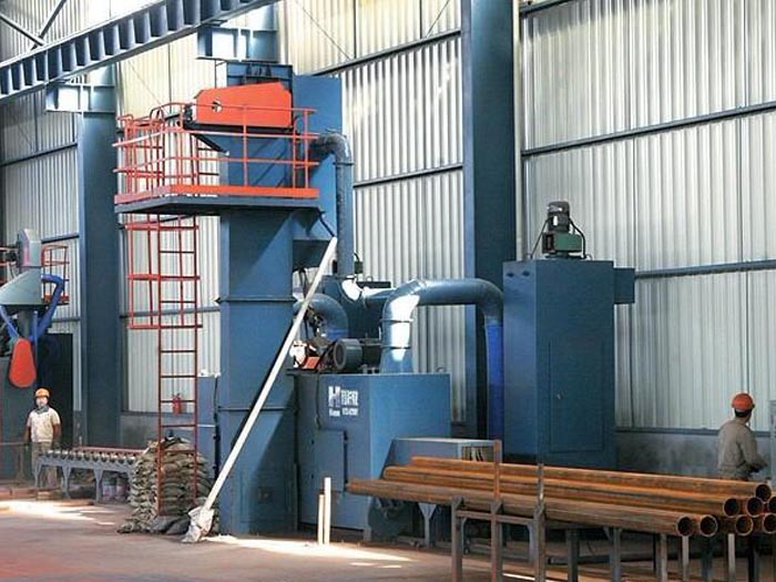 通化网架杆件拋丸