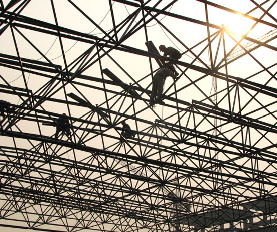 通化厂房网架安装