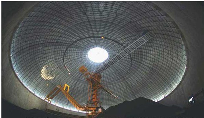 通化发电厂干煤棚网架