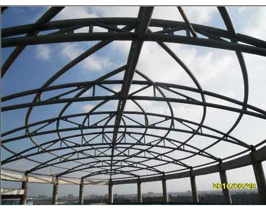通化中煤朔州宾馆管桁架工程